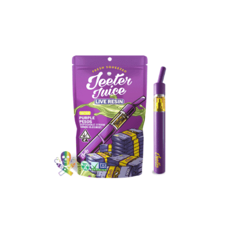 Jeeter Live Resin Disposable Purple Pesos