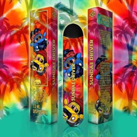 Gold Coast Clear Sundae Driver Disposable