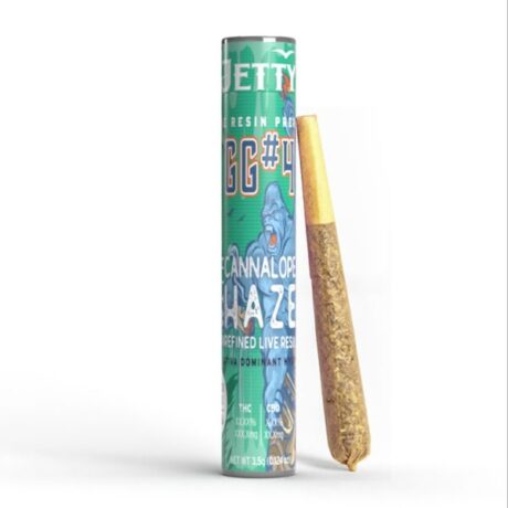 Jetty Extracts: GG #4 x Cannalope Haze UNREFINED Live Resin Infused Preroll Single (1.2g)