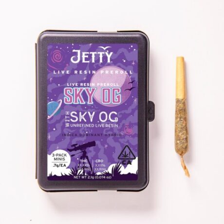 Jetty Extracts: GSC x Peanut Butter Breath UNREFINED Live Resin Infused Preroll Single (1.2g)