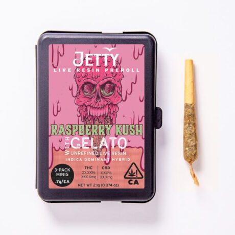 Jetty Extracts: GSC x Peanut Butter Breath UNREFINED Live Resin Infused Preroll Single (1.2g)